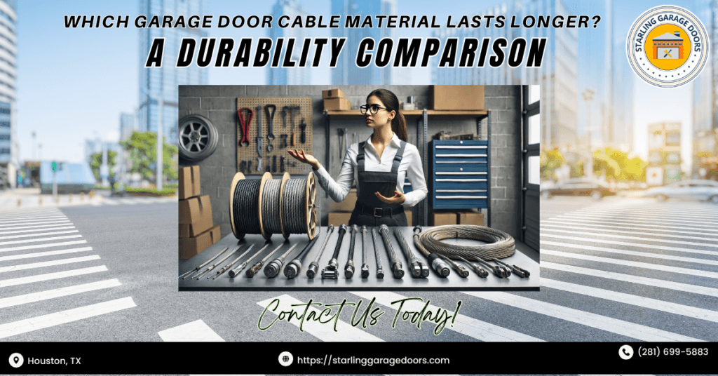 Which Garage Door Cable Material Lasts Longer? A Durability Comparison 3 Starling Garage Doors 2