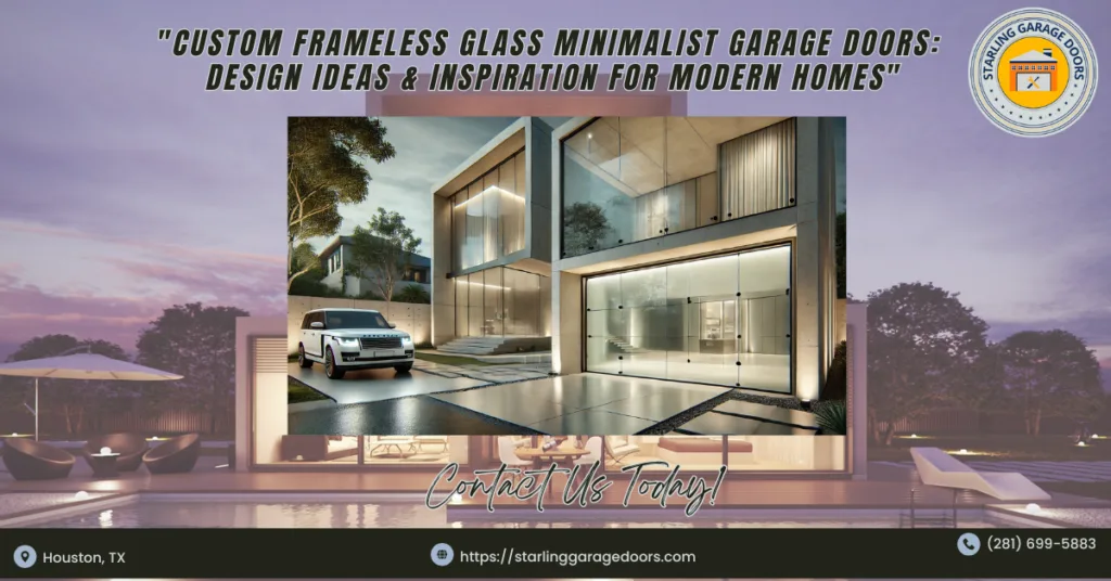 Custom Frameless Glass Minimalist Garage Doors: Design Ideas & Inspiration for Modern Homes 5 Starling Garage Doors 4