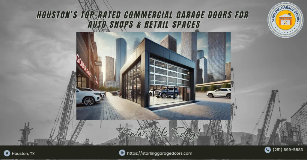 Houston’s Top-Rated Commercial Garage Doors for Auto Shops & Retail Spaces 3 Starling Garage Doors 1 1