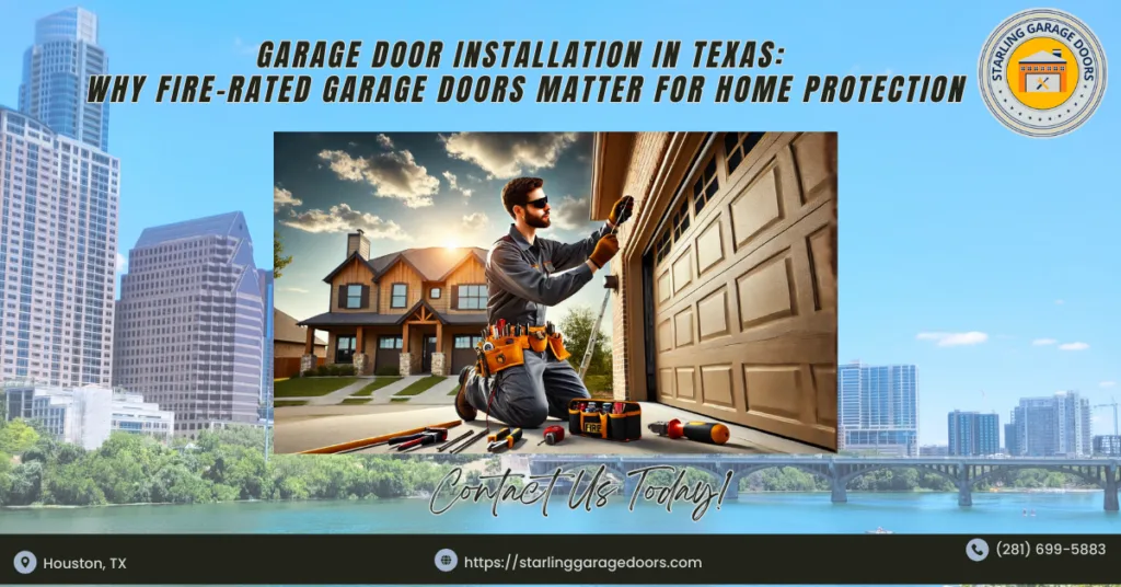Garage Door Installation in Texas: Why Fire-Rated Garage Doors Matter for Home Protection 4 Starling Garage Doors 1
