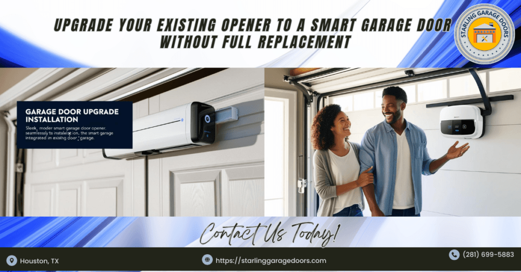 Upgrade Your Existing Opener to a Smart Garage Door Without Full Replacement 1 smart garage door