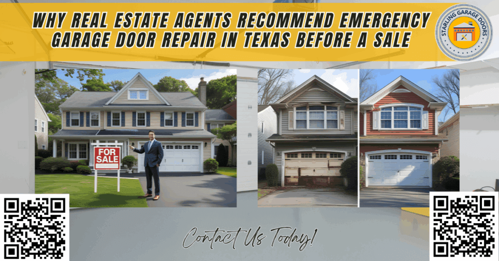 Why Real Estate Agents Recommend Emergency Garage Door Repair in Texas Before a Sale - Starling Garage Doors
