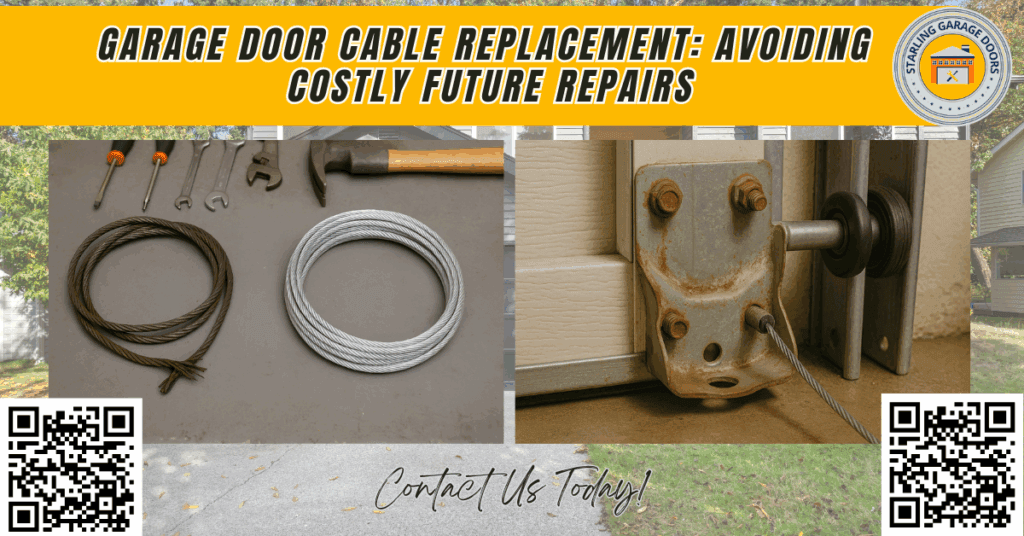 Why Rust Means You Need Garage Door Cable Replacement Soon - Starling Garage Doors