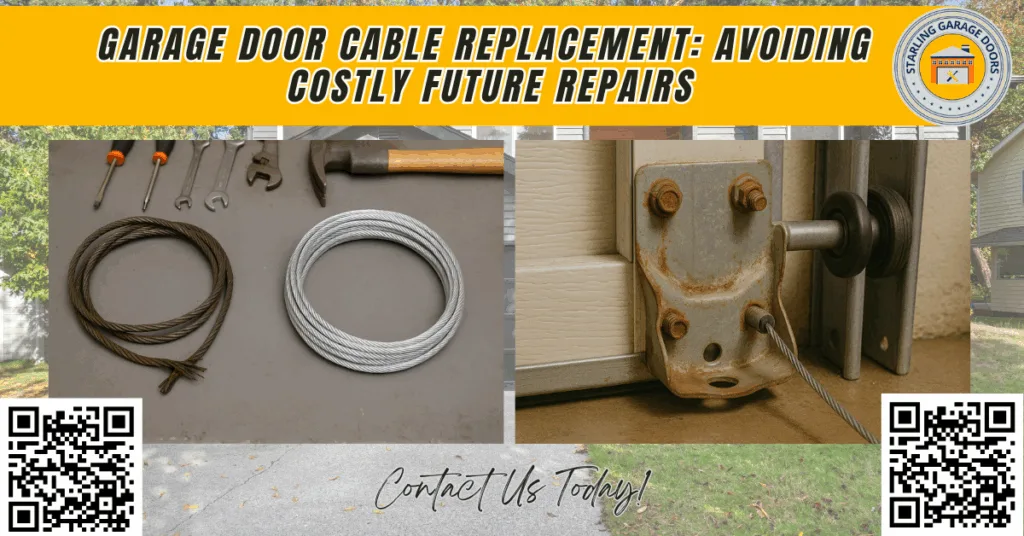 Why Rust Means You Need Garage Door Cable Replacement Soon - Starling Garage Doors