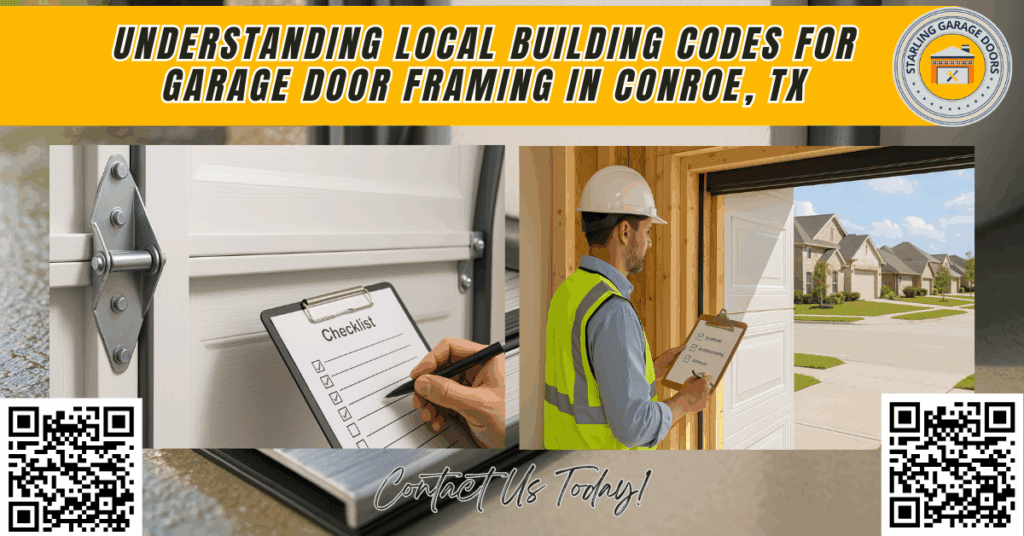 Understanding Local Building Codes for Garage Door Framing in Conroe, TX 7 Understanding Local Building Codes for Garage Door Framing in Conroe, TX - Starling Garage Doors