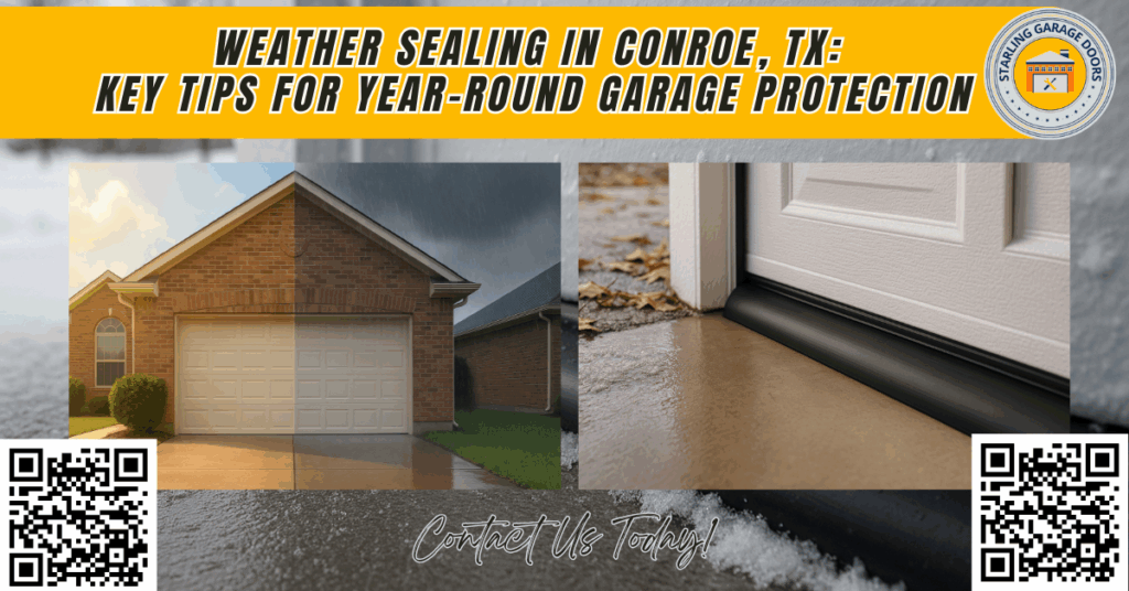 Weather Sealing in Conroe, TX: Key Tips for Year-Round Garage Protection 8 Weather Sealing in Conroe, TX: Key Tips for Year-Round Garage Protection - Starling Garage Doors
