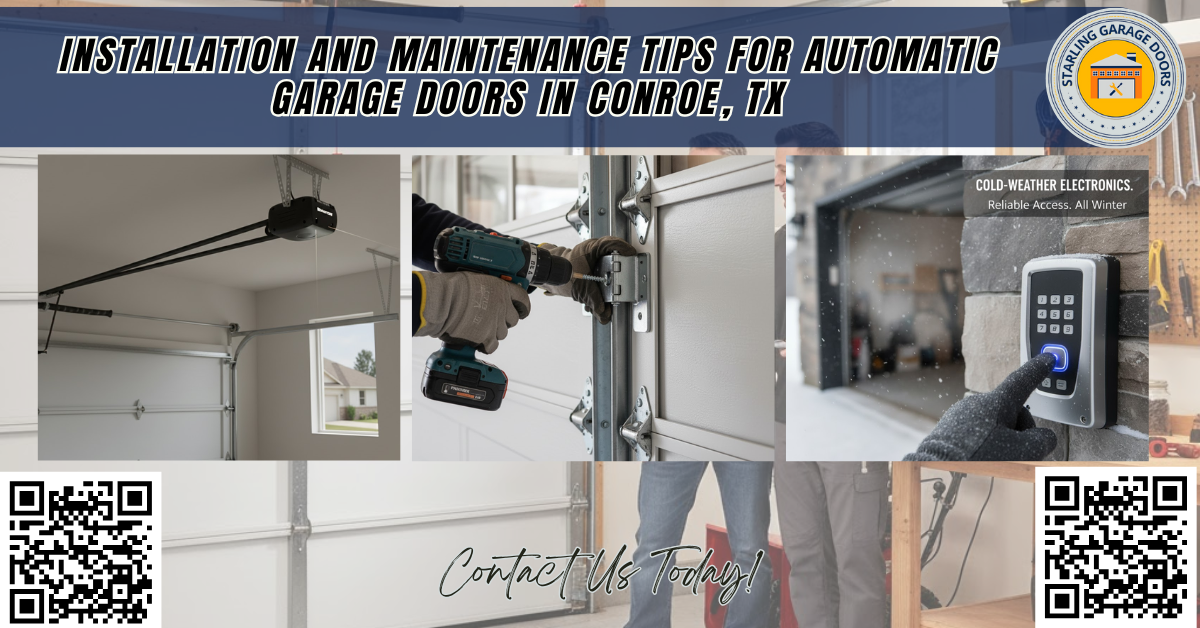 Installation and Maintenance Tips for Automatic Garage Doors in Conroe, TX 1 Installation and Maintenance Tips for Automatic Garage Doors in Conroe, TX