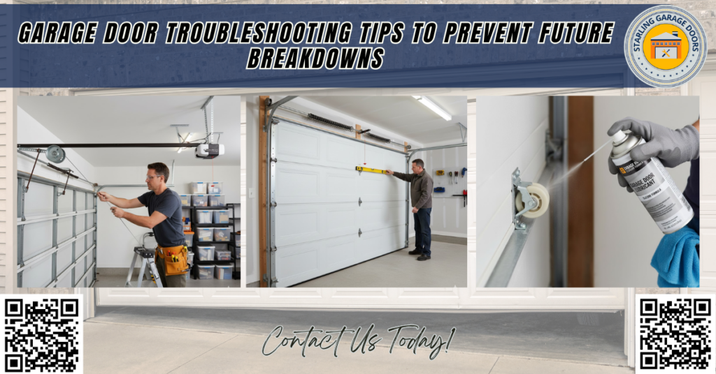 Garage Door Troubleshooting Tips to Prevent Future Breakdowns - Starling Garage Doors